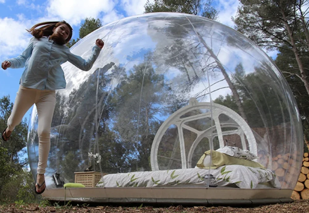 make your own bubble tent